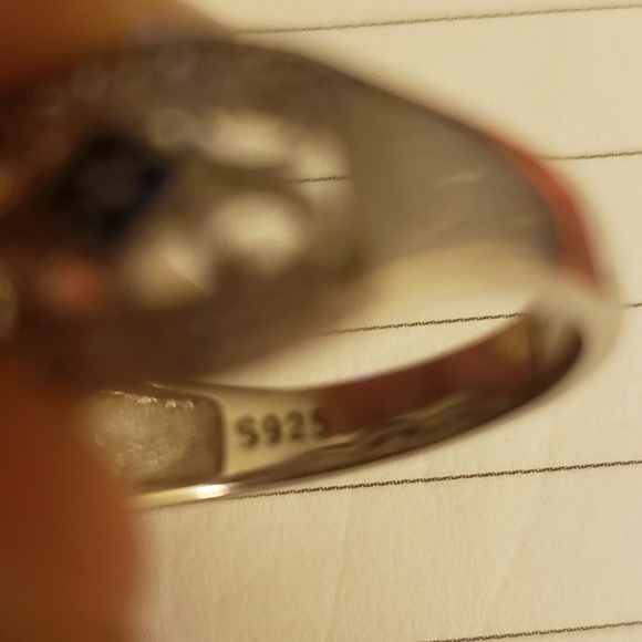 Sapphire and diamond ring - Picture 5 of 5